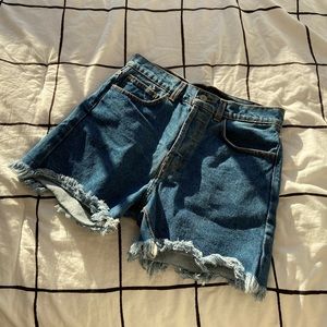 John Galt Jean Shorts